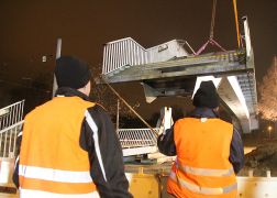 Naechtlicher Brueckenabriss In Jena 21
